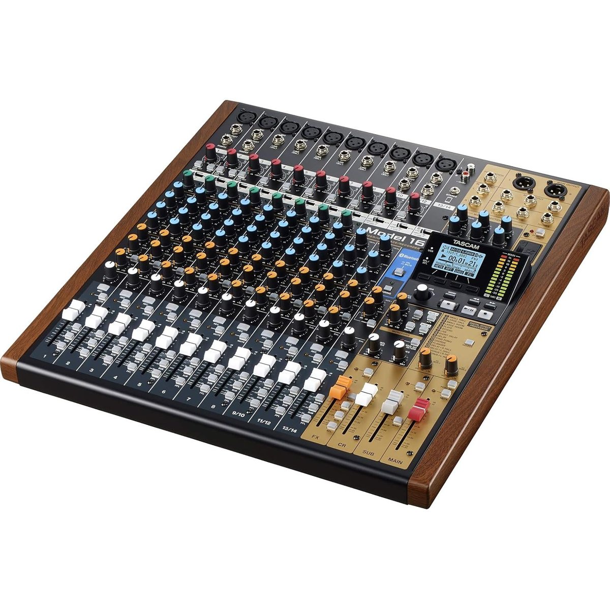 Tascam Model 16-14 Kanal Analog Mikser  16 Kanal Dijital Kayıt Özellikli