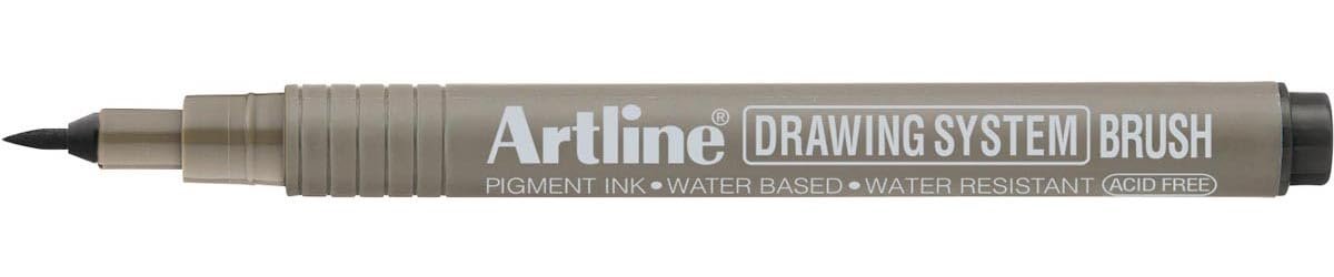 Artline Drawing System Brush Çizim Kalemi Uç:Fırça Siyah