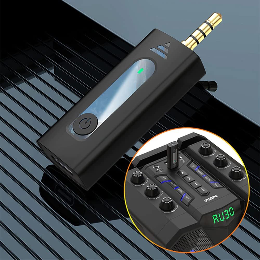 Coverzone Kablosuz Mikrofon Wireless İkili Yaka Mikrofonu 3.5mm Aux Girişli Sokak Müzisyenleri Amfi Hoparlör Bilgisayar Youtuber Tablet Uyumlu Tak Çalıştır (TELEFON DESTEKLEMEZ) K35