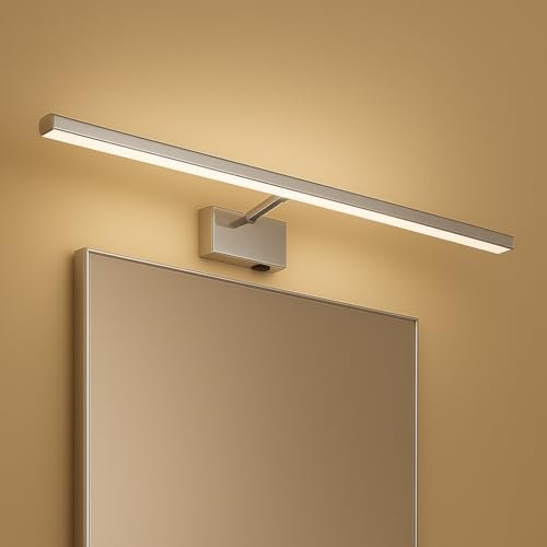 Kanarya 40 cm 8W LED Ayna  Resim Apliği Krom | 4200K Gün Işığı, 720 Lümen, IP45 Su Korumalı, 64W Eş