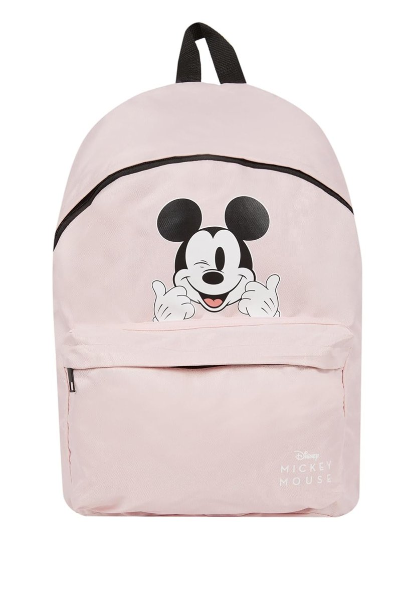 DeFacto Kadın Unisex Disney Mickey  Minnie Okul Sırt Çantası, Pembe, Tek Beden