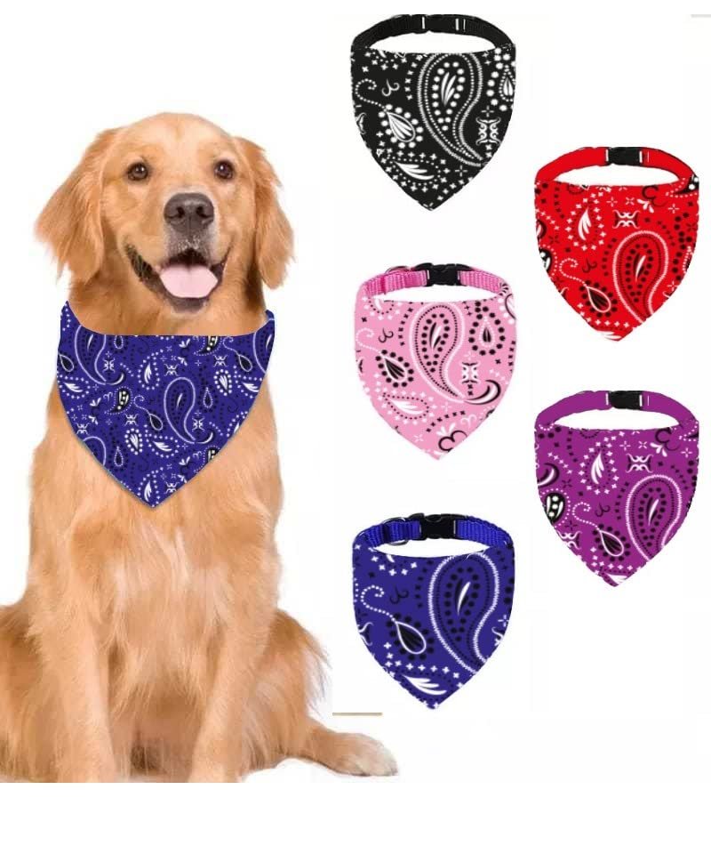 TİNEKE EVCİL HAYVAN KÖPEK BOYUN TASMASI YAKALIK ÖNLÜK FULAR MAVİ (BÜYÜK 420)