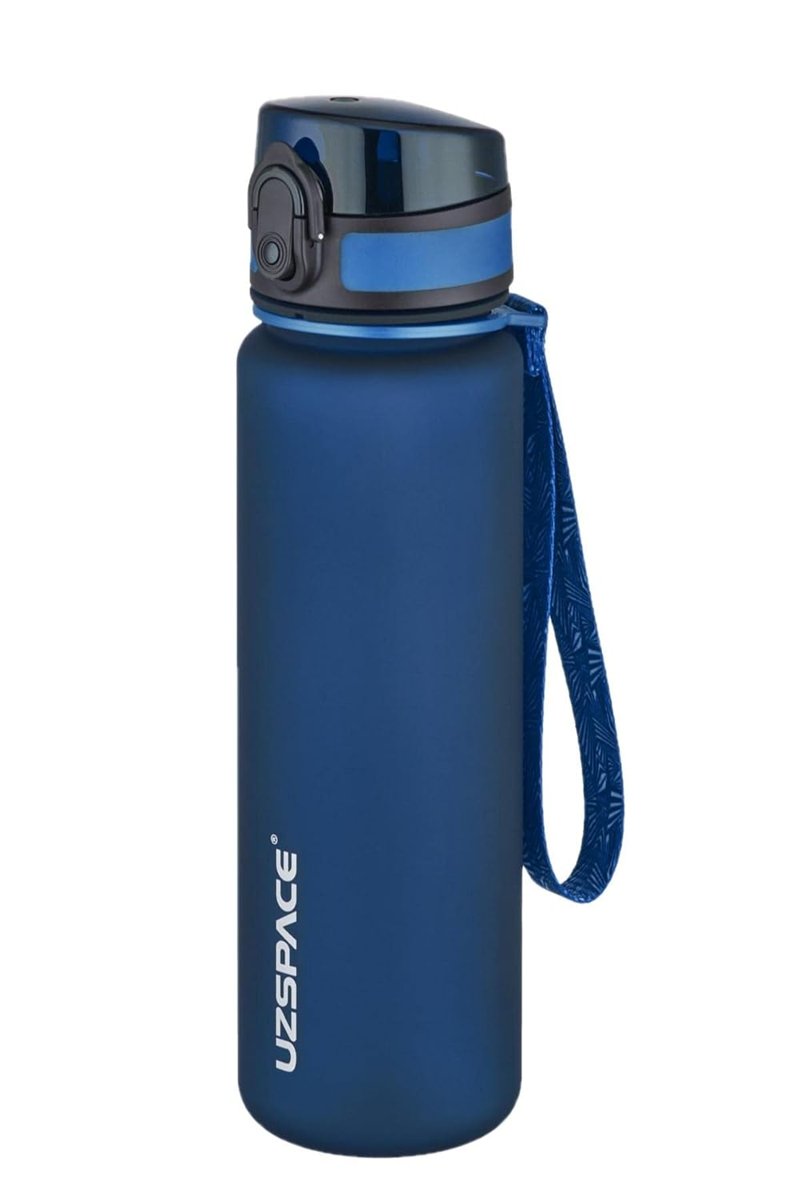 Uzspace 500 ml Tritan Su Matarası 13 farklı Renk Softtouch Lacivert
