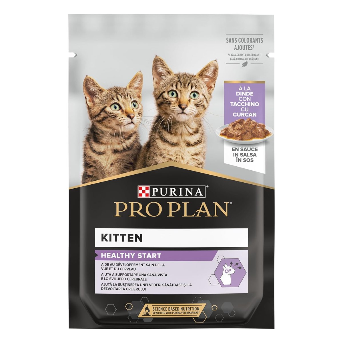 Purina Pro Plan Healthy Start Sos İçinde Hindi Etli Yavru Kedi Maması 85gr Pouch x 26 Adet