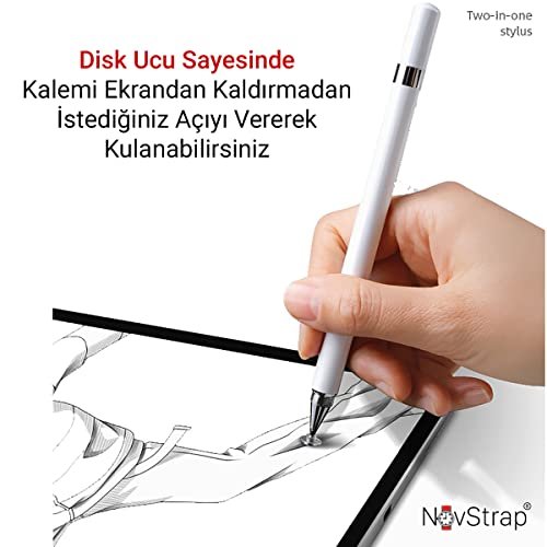NovStrap Casper Via S50 S40 L50 L40 L30 S48 S30 S20 S38 L20 ile Uyumlu 2in1 Dokunmatik Tablet Kalemi Stylus