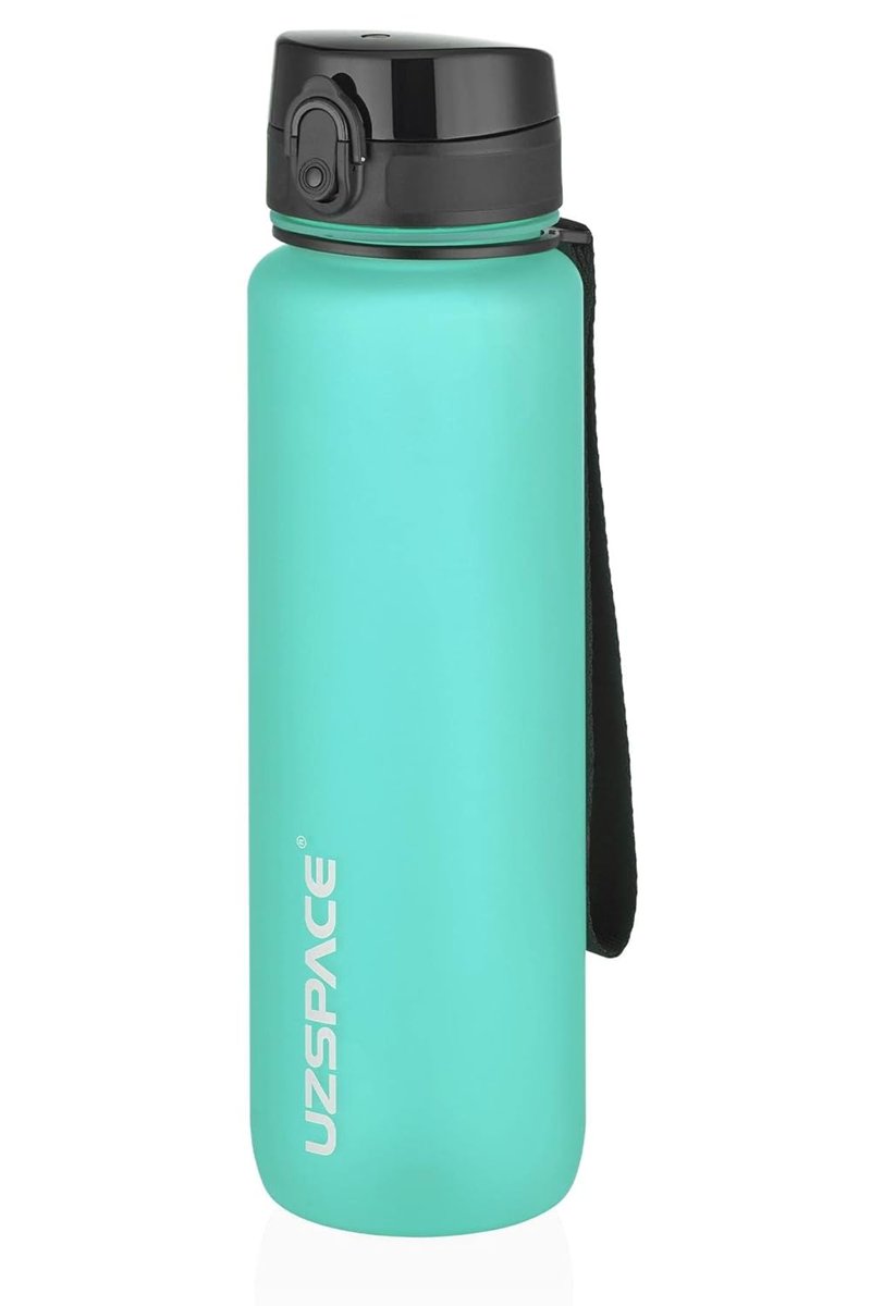 UZSPACE Büyük Boy 28 cm 1000 ml 1 litre Tritan Su Matarası 14 Renk FiftyFifty Softtouch BuzMananisi, Buzmavisi