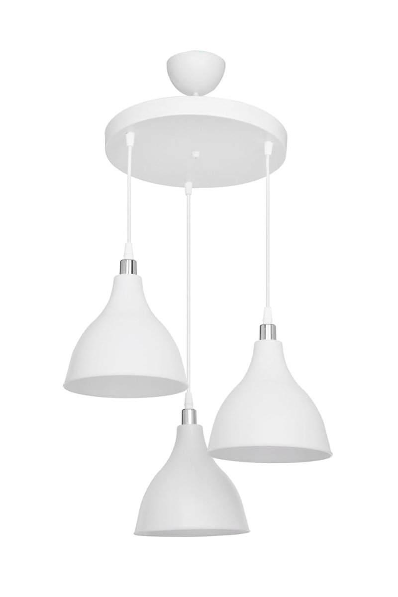 AG LightDesign Beyaz Sarkıt Avize Yatak Odası Salon Mutfak Koridor Lamba 18 AGnm101