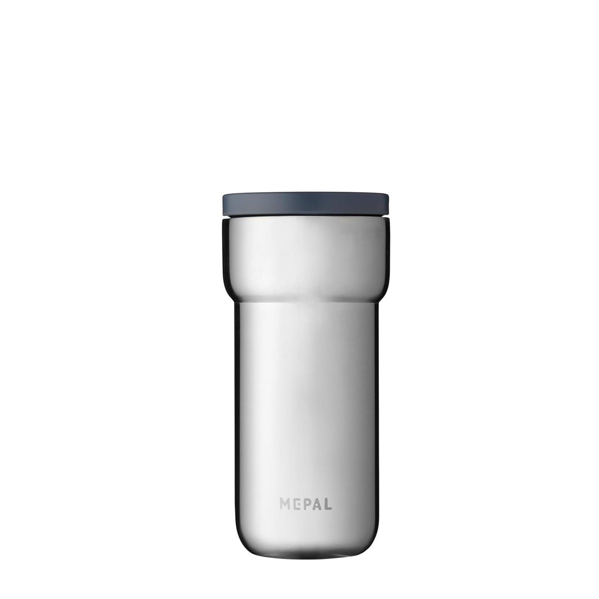 Mepal Ellipse termos kupa, 375 ml, fırçalanmış, kahve demliği, termos bardak, çay bardağı, sızdırmaz, paslanmaz çelik, termik fincan, neredeyse tüm içecek tutucularına uyar