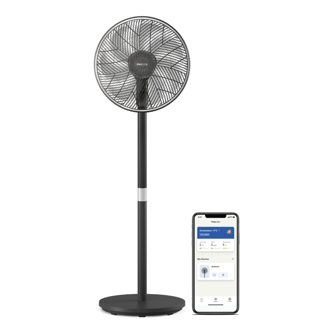 PHILIPS Smart Ayaklı Vantilatör Seri 3000. Güçlü ve Son Derece Sessiz SilentWings Teknolojisi. 19 dB. 2'si 1 arada masa ve ayaklı vantilatör. Eğilebilir ve döndürülebilir. Uygulama kontrolü. 12 adet