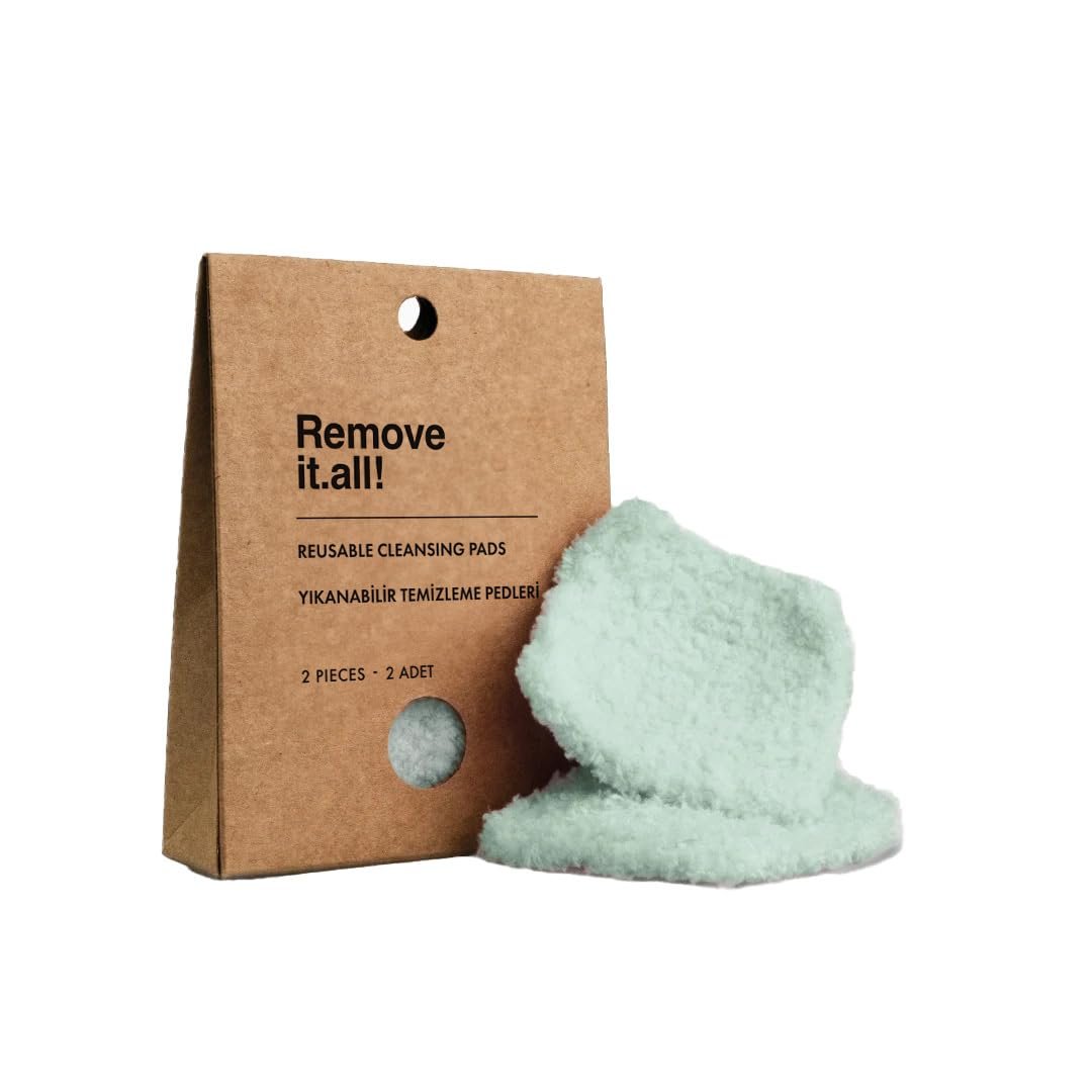 Görkito Remove it.all! Yıkanabilir Temizleme Pedleri 2 Adet Reusable Cleansing Pads 2 Pieces