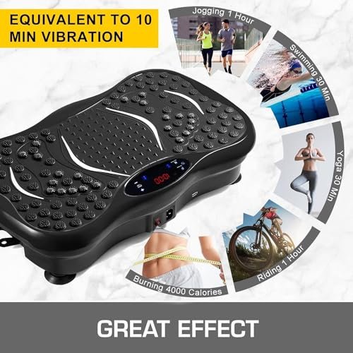 Valkyrie M570 Titreşimli Masaj ve Spor Aleti Vibrating Plate - 2x Direnç Lastiği - Bluetooth USB Bağlantı Speaker - Kumandalı