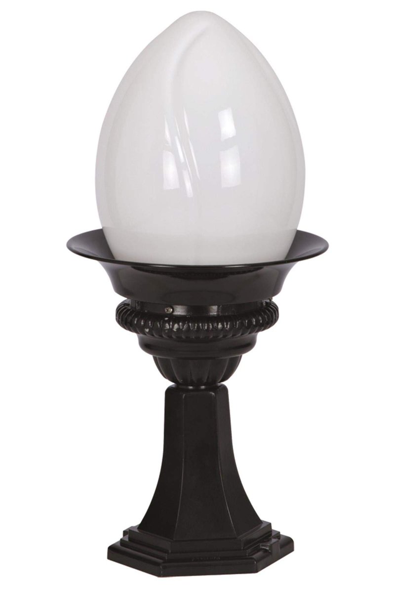 AVONNI BSU-68058-BSY-KOP Siyah Elektrostatik Toz Boyalı Dış Mekan Aydınlatma, E27, Aluminyum, Akrilik Cam, 22cm