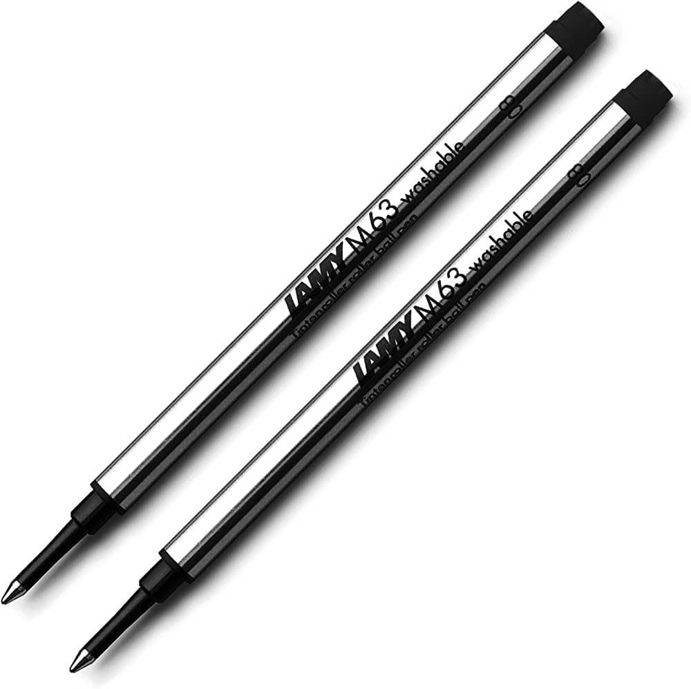 Lamy M63 Siyah Roller Kalem Yedeği 2'li Set