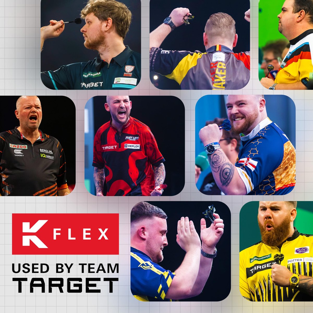 Target Darts K Flex Entegre Dart Uçuşları ve Şaftları, No.2 Siyah (Orta) | 3'lü Paket K-Flex - No2, Kflex Hepsi Bir Arada Kalıplı Dart Uçuş ve Gövde | Profesyonel Dart Aksesuarları