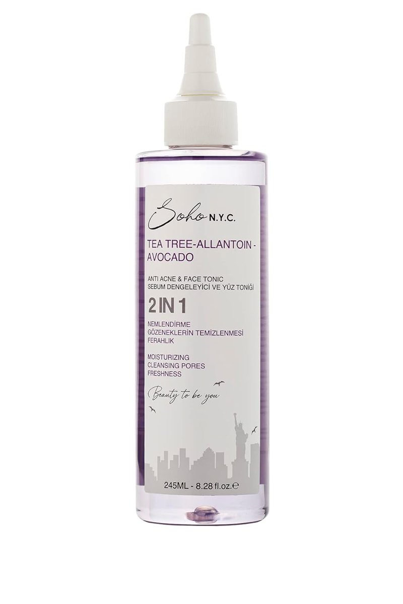 Soho N.Y.C. Vegan Anti Acne Sebum Dengeleyici Yüz Toniği 245 Ml