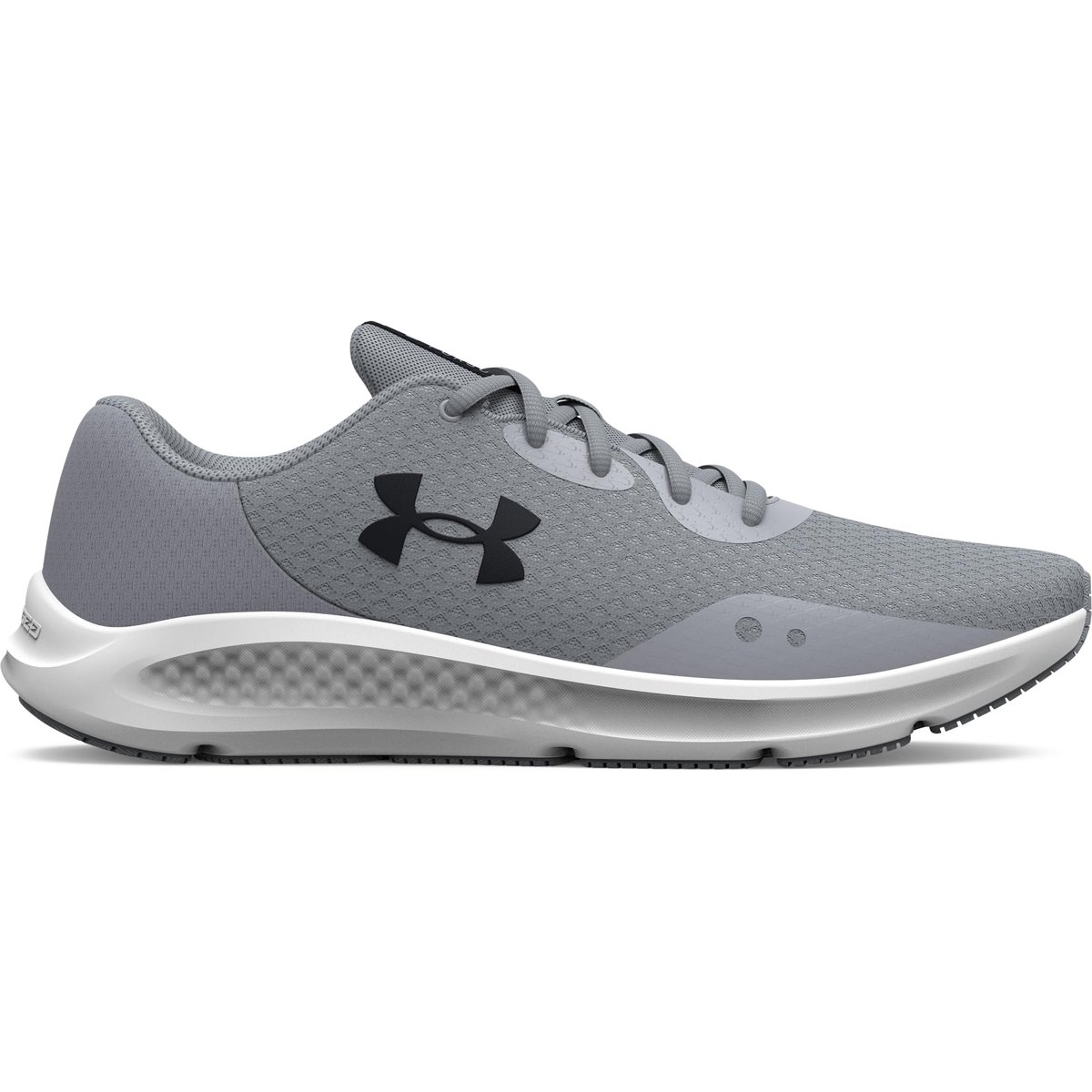 Under Armour UA Charged Pursuit 3 Erkek Koşu Ayakkabısı, Mod Gray / Mod Gray / Black, 44.5