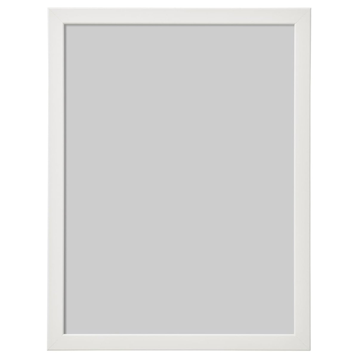 Ikea FISKBO Çerçeve, Plastik ve Fibrokarton, 30x40 Santimetre, Beyaz [Tek Çerçeve]