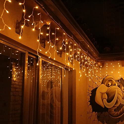 OBEV 8 Fonksiyonlu Dekoratif Saçak Led Sarkıt Perde Led Eklenebilir Led Süsleme Led Peri Led Işık Le
