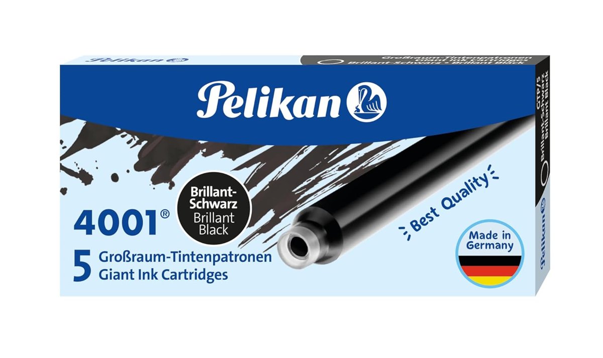 Pelikan 5'li GTP5 Uzun Kartuş Siyah
