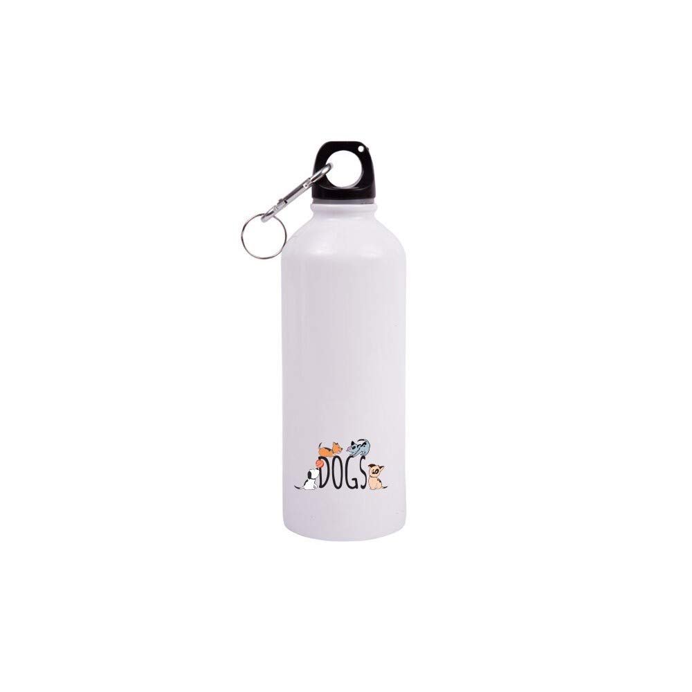 Biggdesign Dogs Karabinerli Alüminyum Matara 400 ml