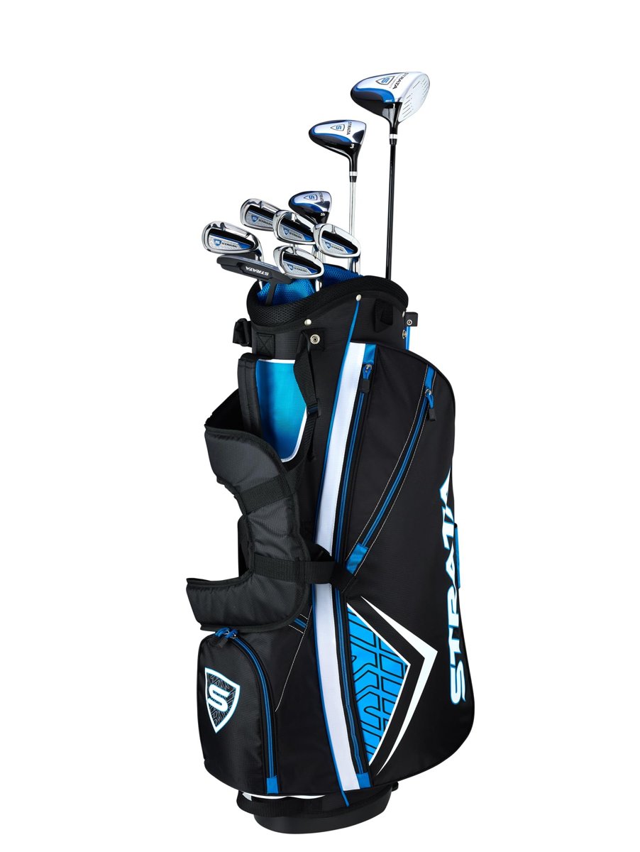 Callaway Strata erkek golf seti (12 parçalı), erkek, STRATA 19 paket seti, güncel nesil, mavi, standart
