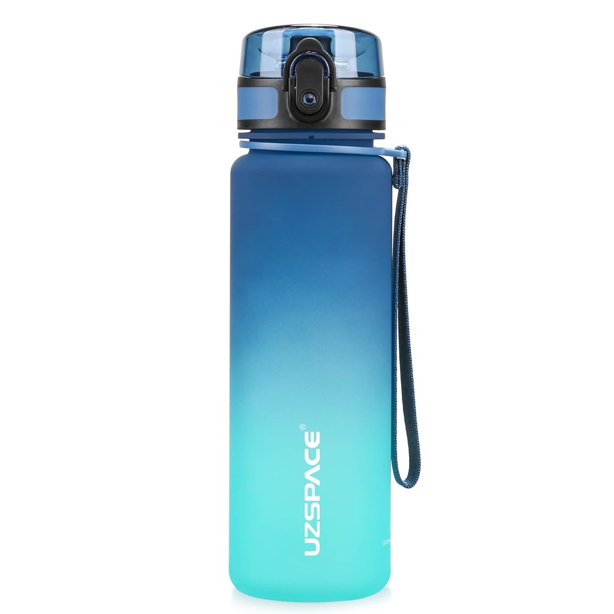 UZSPACE spor İçecek şişesi 500 ml/800 ml/1 l, sızdırmaz, Tritan ve bisfenol A içermez, bisiklet, fitness, dış mekan için su şişesi