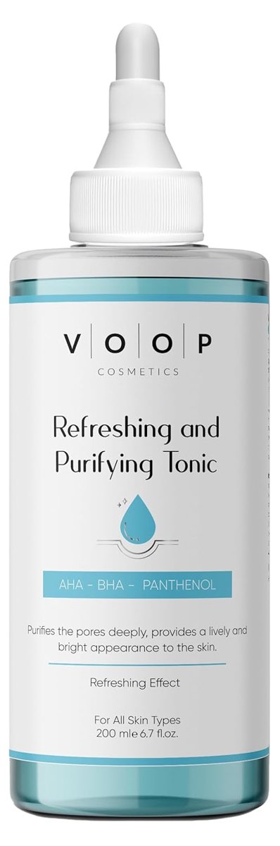 VOOP Gözenek Sıkılaştırıcı Canlandırıcı Arındırıcı Siyah Nokta Karşıt Glikolik Salisilik Asit Tonik 200ml