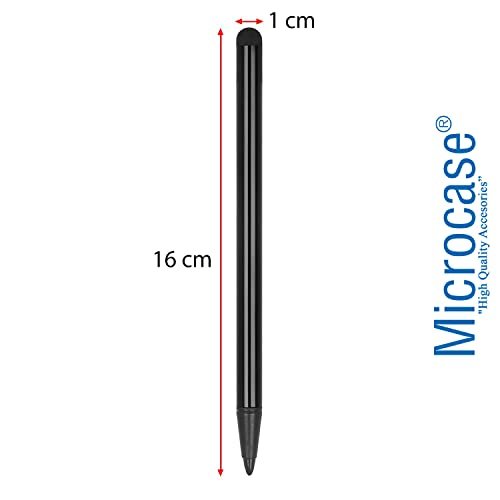 Microcase Universal Telefon Tablet Navigasyon 2in1 Stylus Pen Dokunmatik Kalem - AL3465 (Siyah)