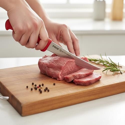 Pirge Butcher's MasterGrip Kavisli Sıyırma Bıçağı 15 cm