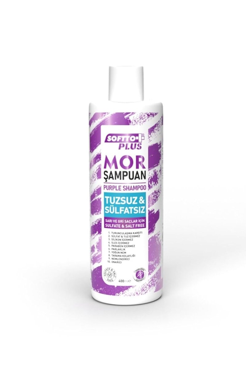 Softto Plus Mor Şampuan 400 Ml