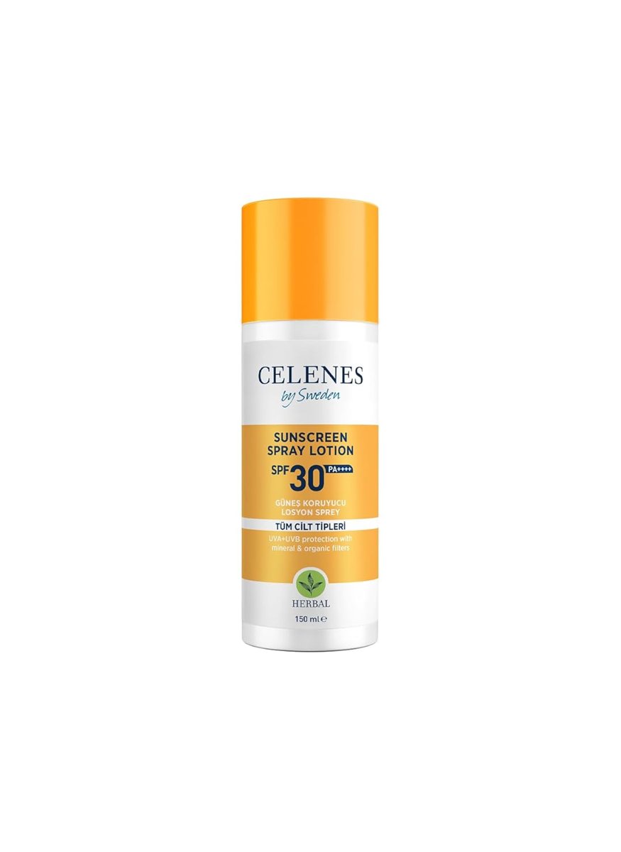 Celenes By Sweden Herbal Güneş Koruyucu Losyon Spray SPF30 150ml