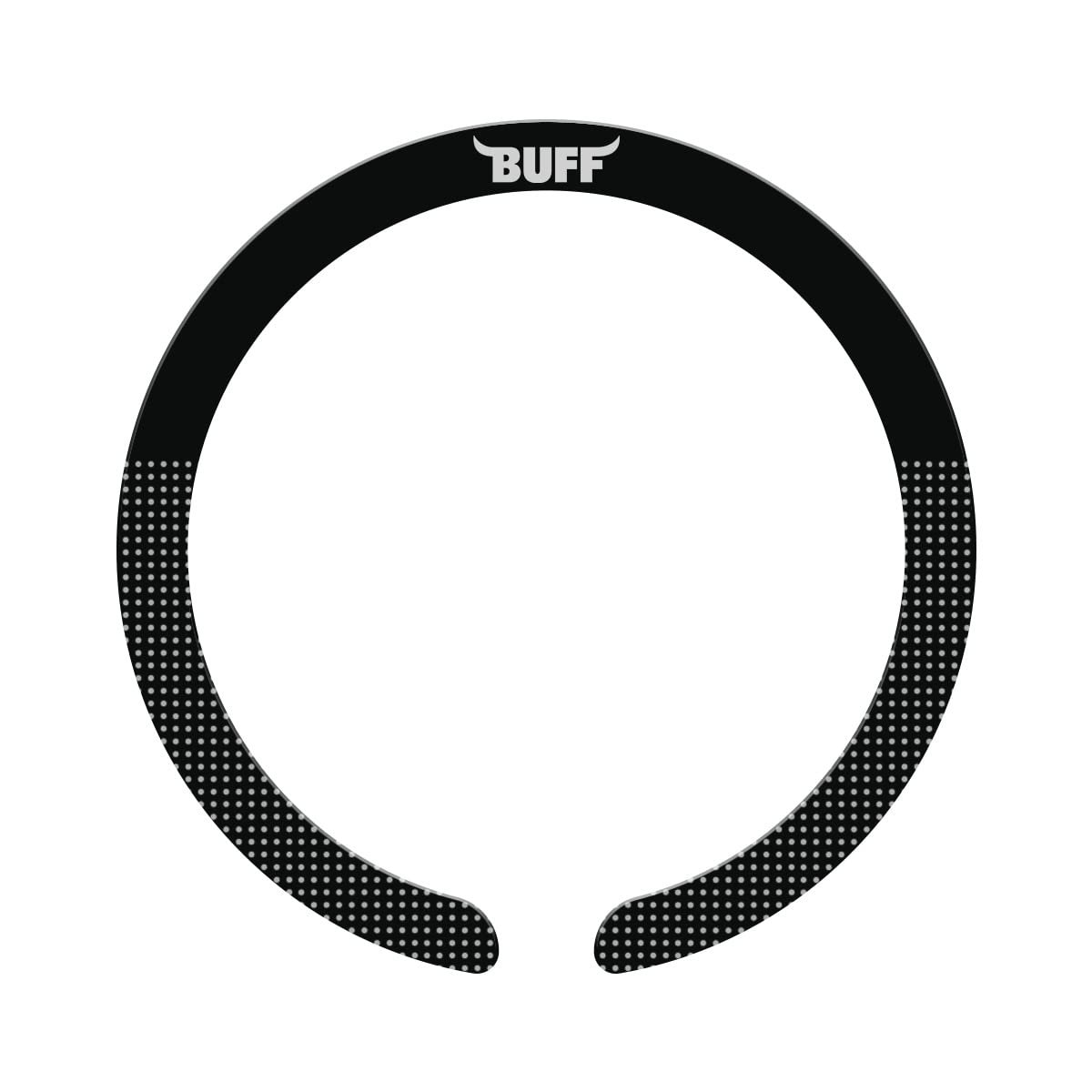 Buff, BL23 Magsafe Uyumlu Ring Adapter Metal Halka Plaka, Siyah