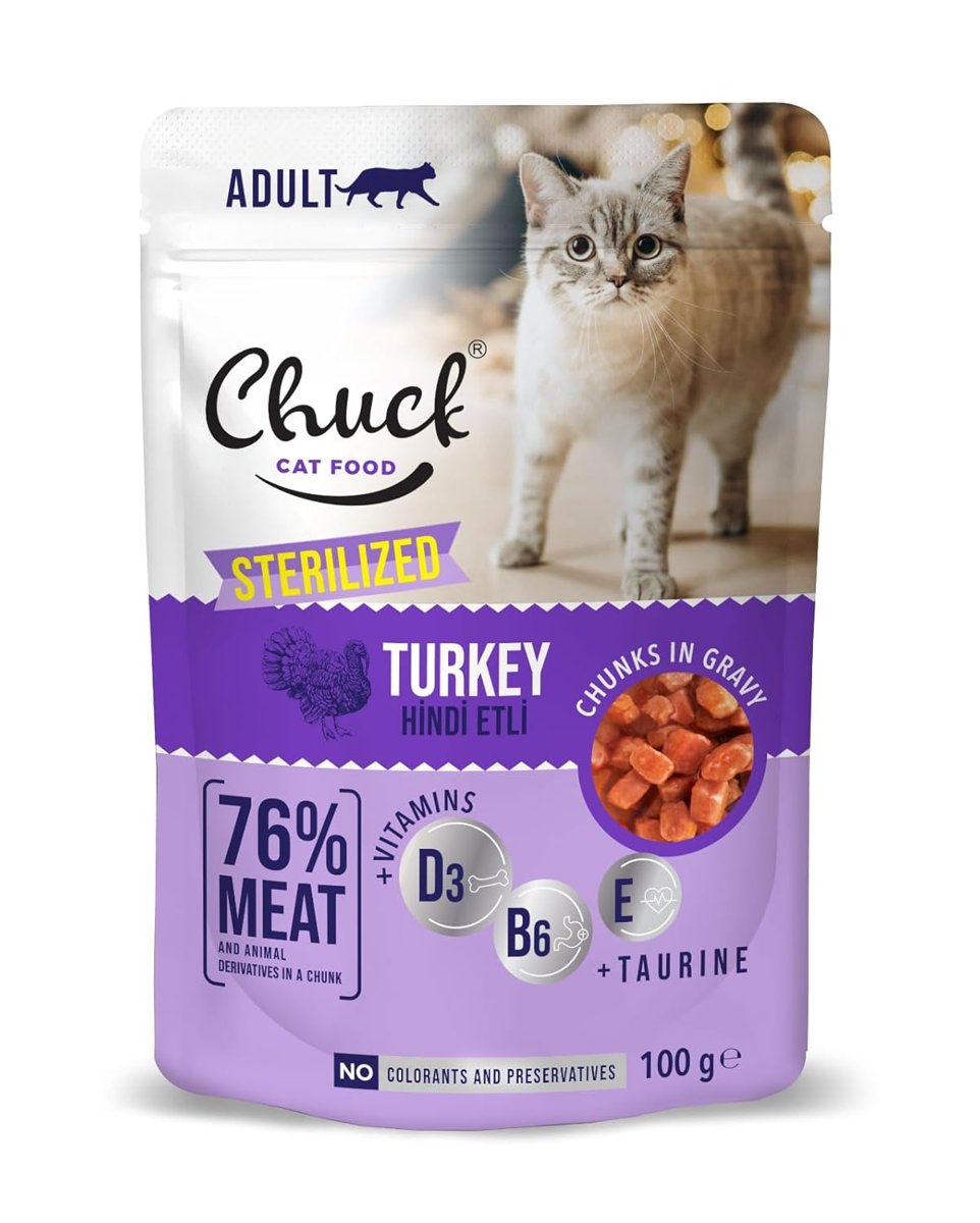Chuck Pouches, Yetişkin, Steril Hindi 100 Gr x 24 adet