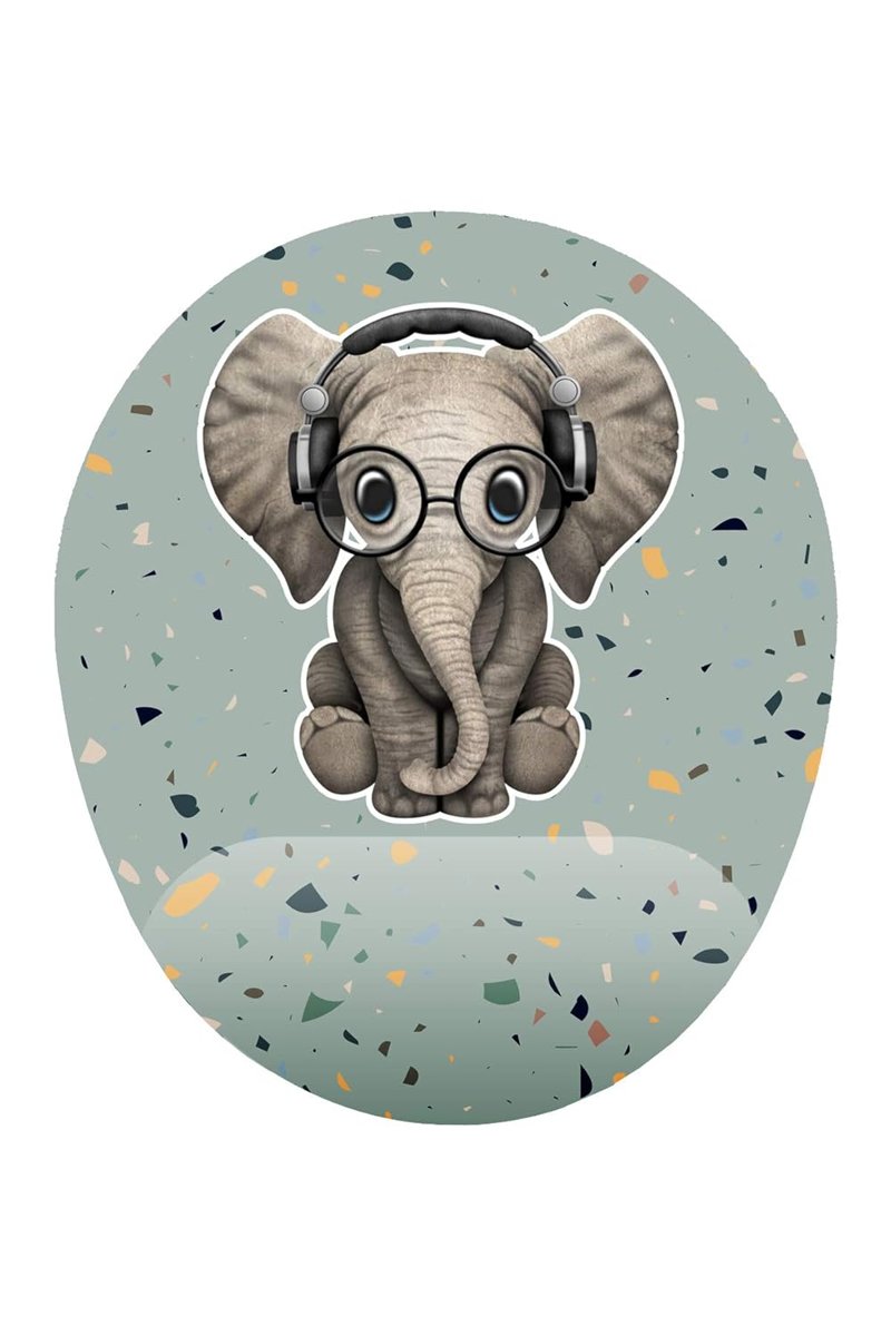 iyi fikirler Minik Sevimli Fil Bilek Destekli Mouse Pad