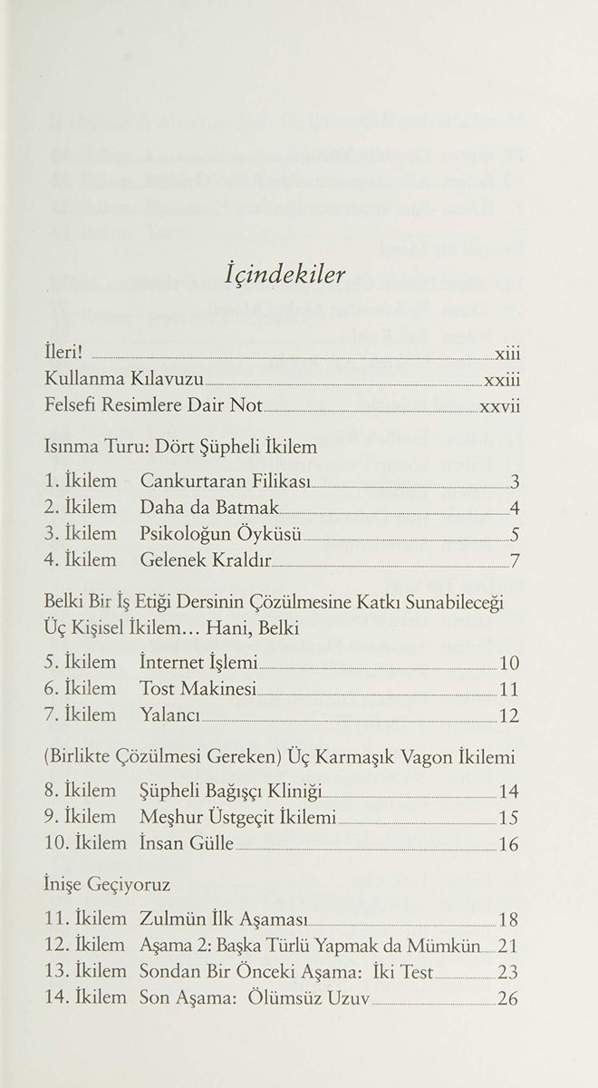 101 Ahlak İkilemi