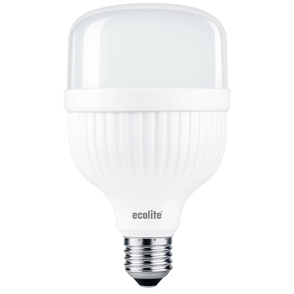 Ecolite 17W LED Jumbo Ampul 3000K Sarı Işık 1750 Lümen 112W Eşdeğer E27 Duylu 70x109 mm Yüksek Güçlü