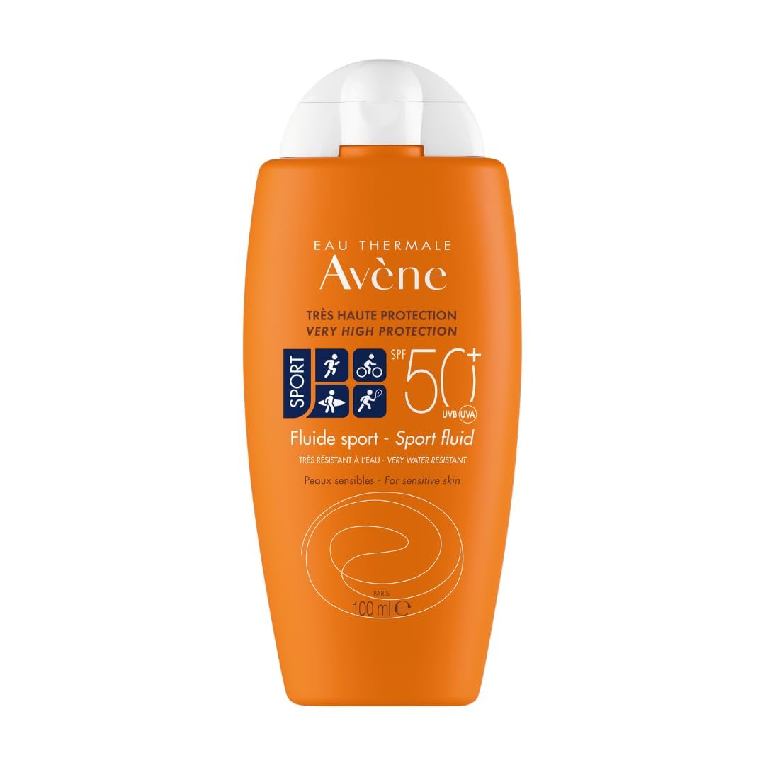 EAU THERMALE AVENE Sport Fluid SPF 50+ Spor Yapanlar için Suya ve Tere Dayanıklı Güneş Kremi 100 ml