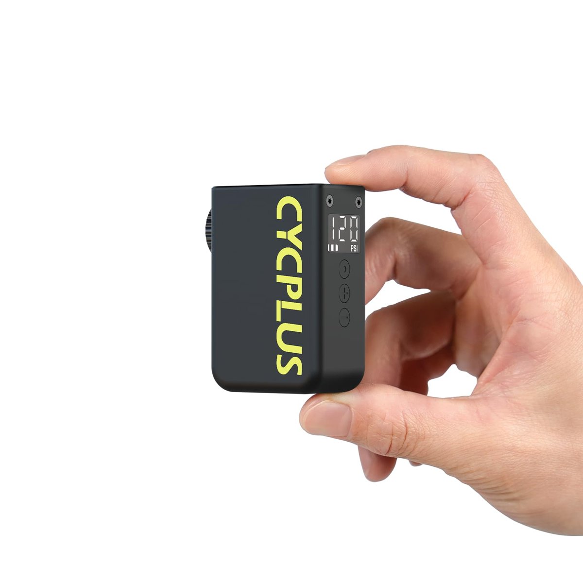 CYCPLUS AS2 Ultra Küçük Bisiklet Pompası, Göstergeli, Max 120 PSI Elektrikli Mini Pompa, Otomatik Du
