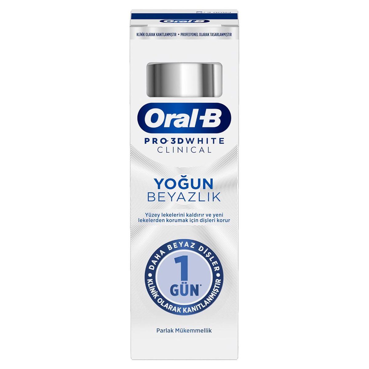 Oral-B Pro 3D White Clinical Yoğun Beyazlık Parlak Mükemmellik Diş Macunu 75 ml