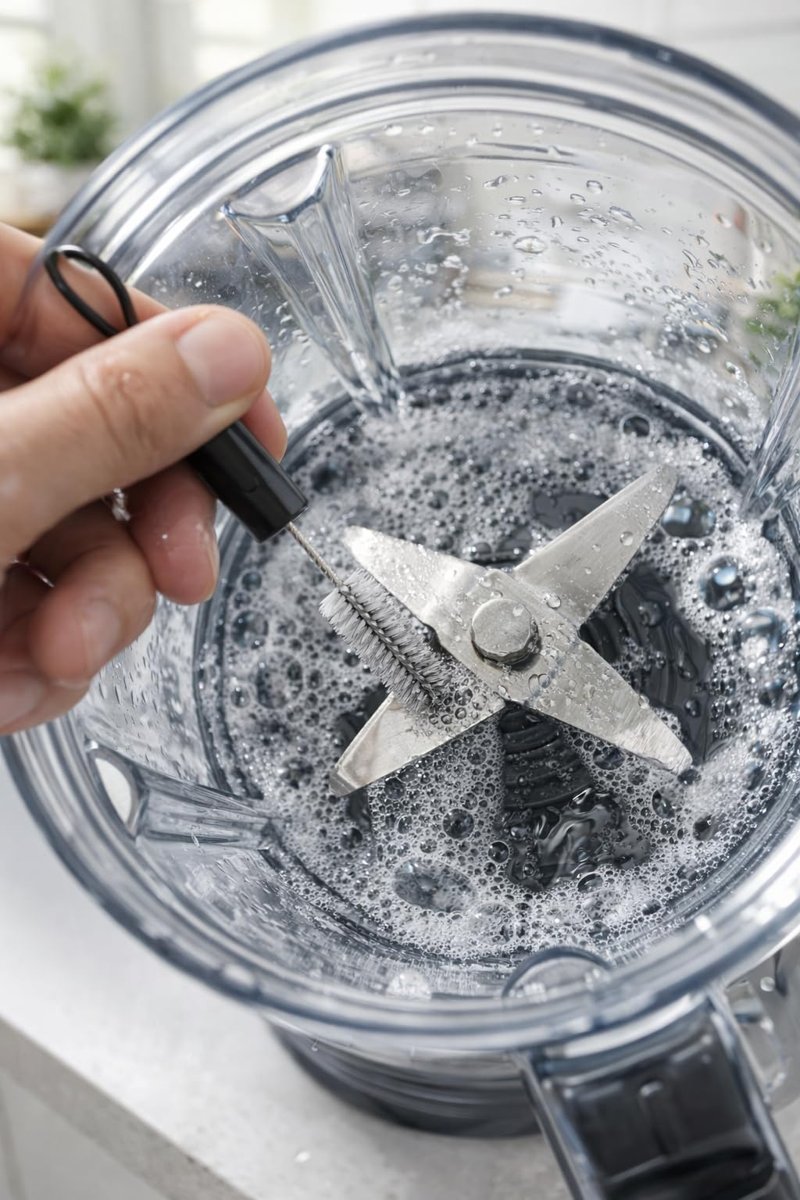 Busstier Saplı Detaylı Temizlik Fırçası 2 Parça Set Blender Juicer Kahve Makinesi Su Şişesi Temizleme Fırçası Çıkarılabilir Tasarım