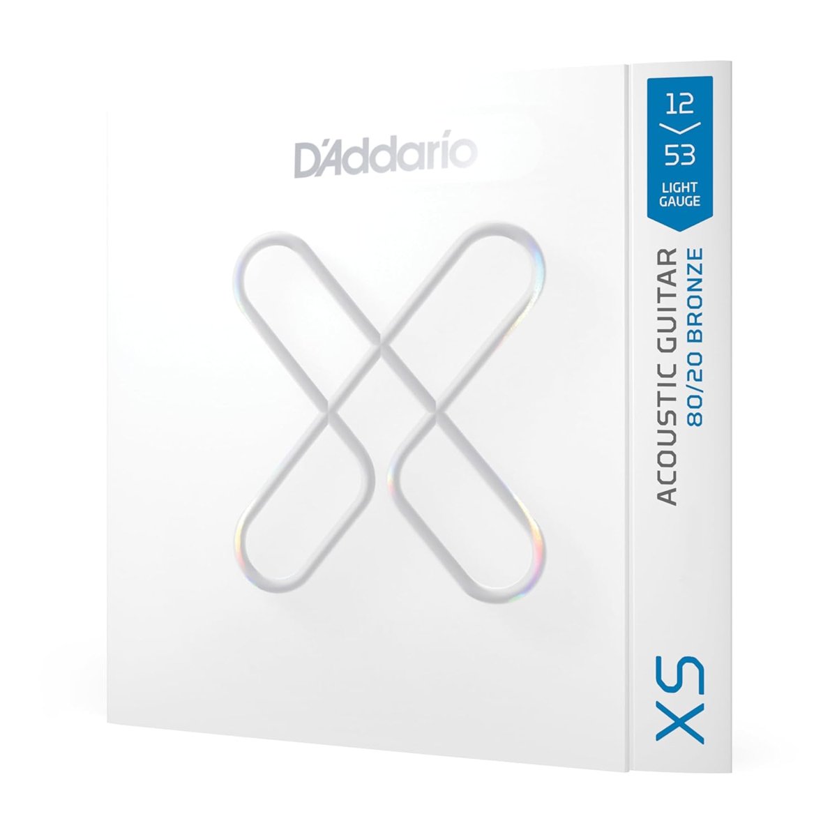 D'Addario 12-53 Light, XS 80/20 bronz kaplamalı akustik gitar telleri