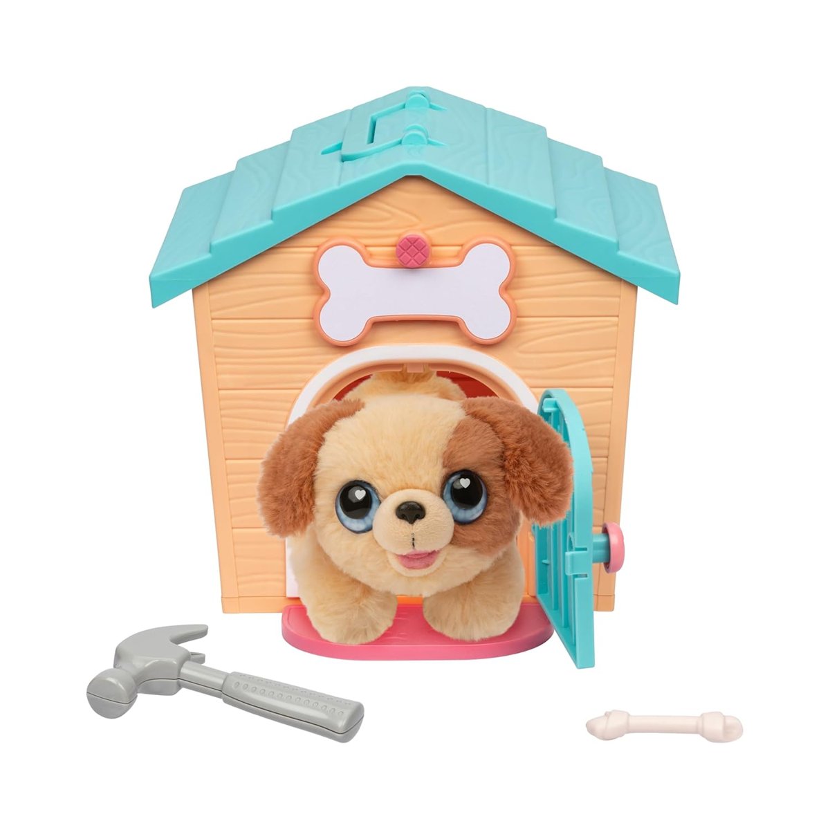 Little Live Pets My Puppy's Home Mini Oyun Seti, Turuncu, Bina Köpek Evi Oyuncakları ile Oyun Köpeği