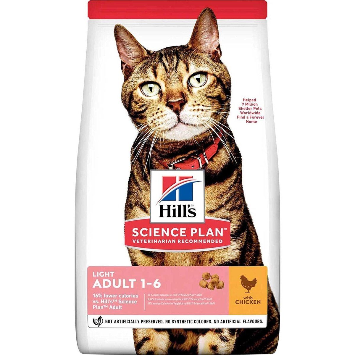 Hill's SCIENCE PLAN Light Yetişkin Tavuklu Kedi Maması 1.5 kg