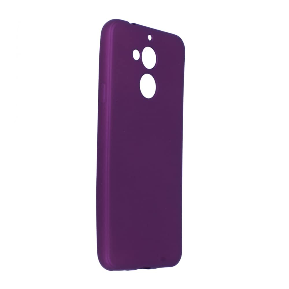 Nevarium Dtech General Mobile GM 8 Uyumlu Kılıf Yumuşak Dokulu Silikon Mürdüm
