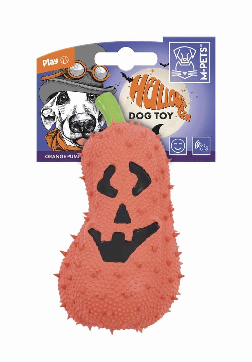 M-PETS HALLOWEEN ORANGE PUMPKIN KÖPEK OYUNCAĞI
