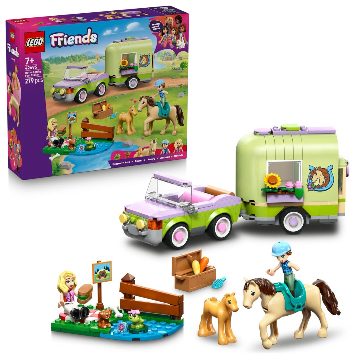 LEGO Friends At ve Tay Römorku 42695