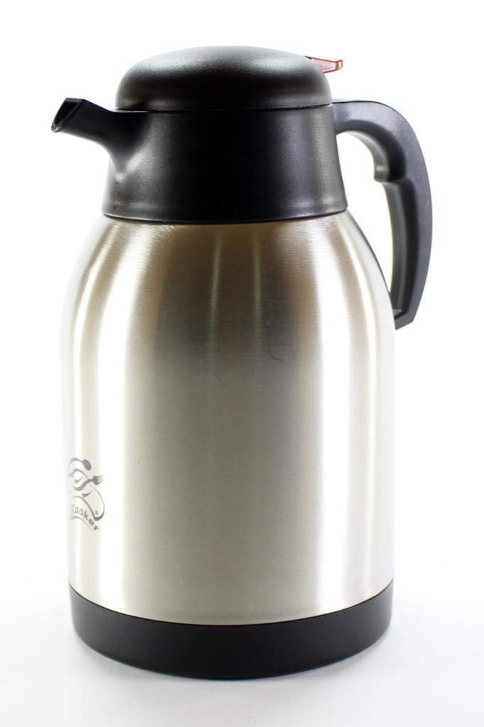 Cooker 2 Litre İnox Çift Katlı Çelik Termos