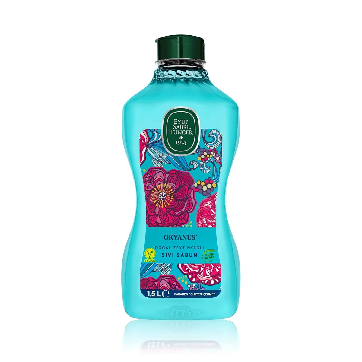 Eyüp Sabri Tuncer Doğal Zeytinyağlı Sıvı Sabun Okyanus 1,5 L Pet Şişe 1 Paket