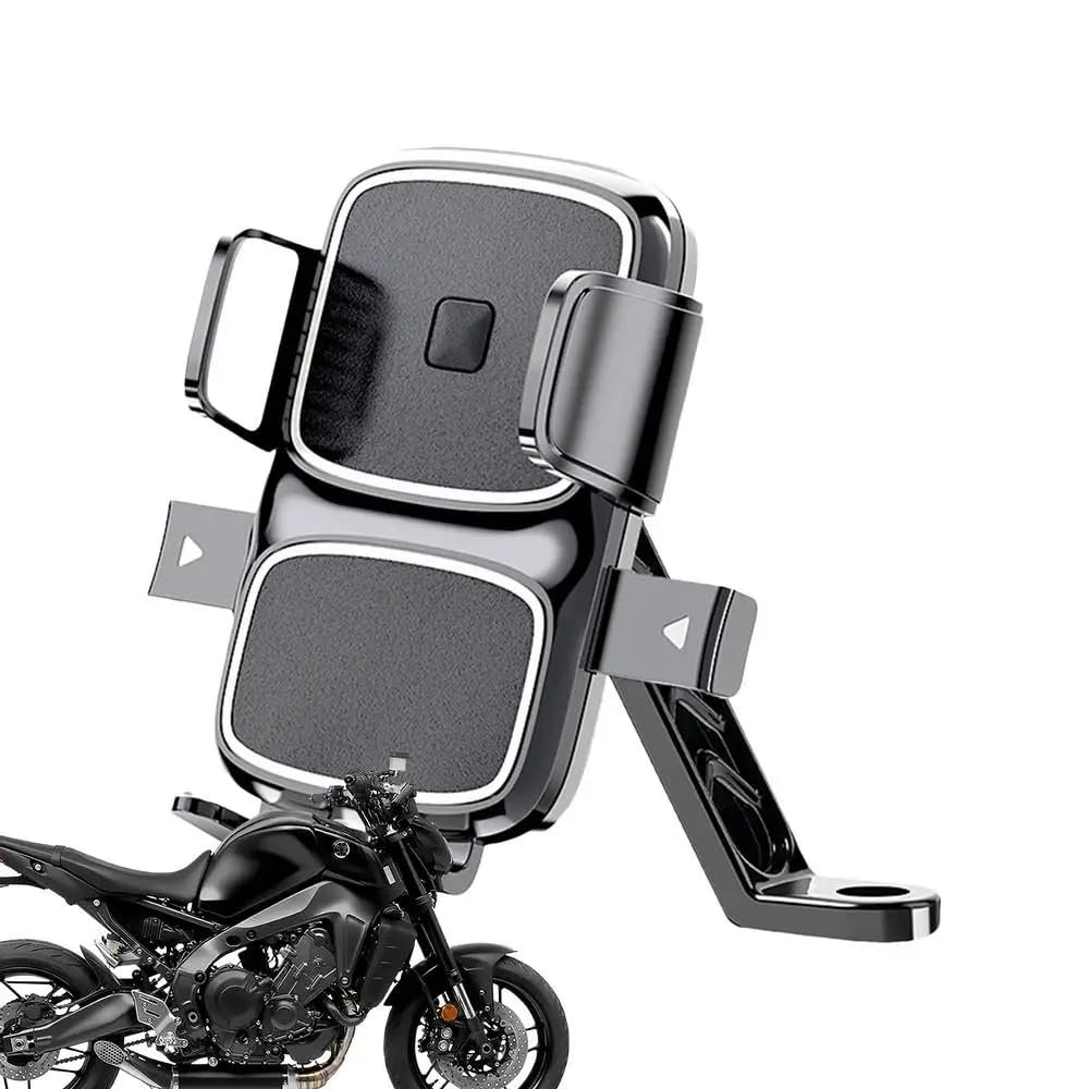Coverzone Bisiklet Motosiklet ve Scooter için Dikiz Aynası Uyumlu Telefon Tutucu Orjinal Malzeme Yük