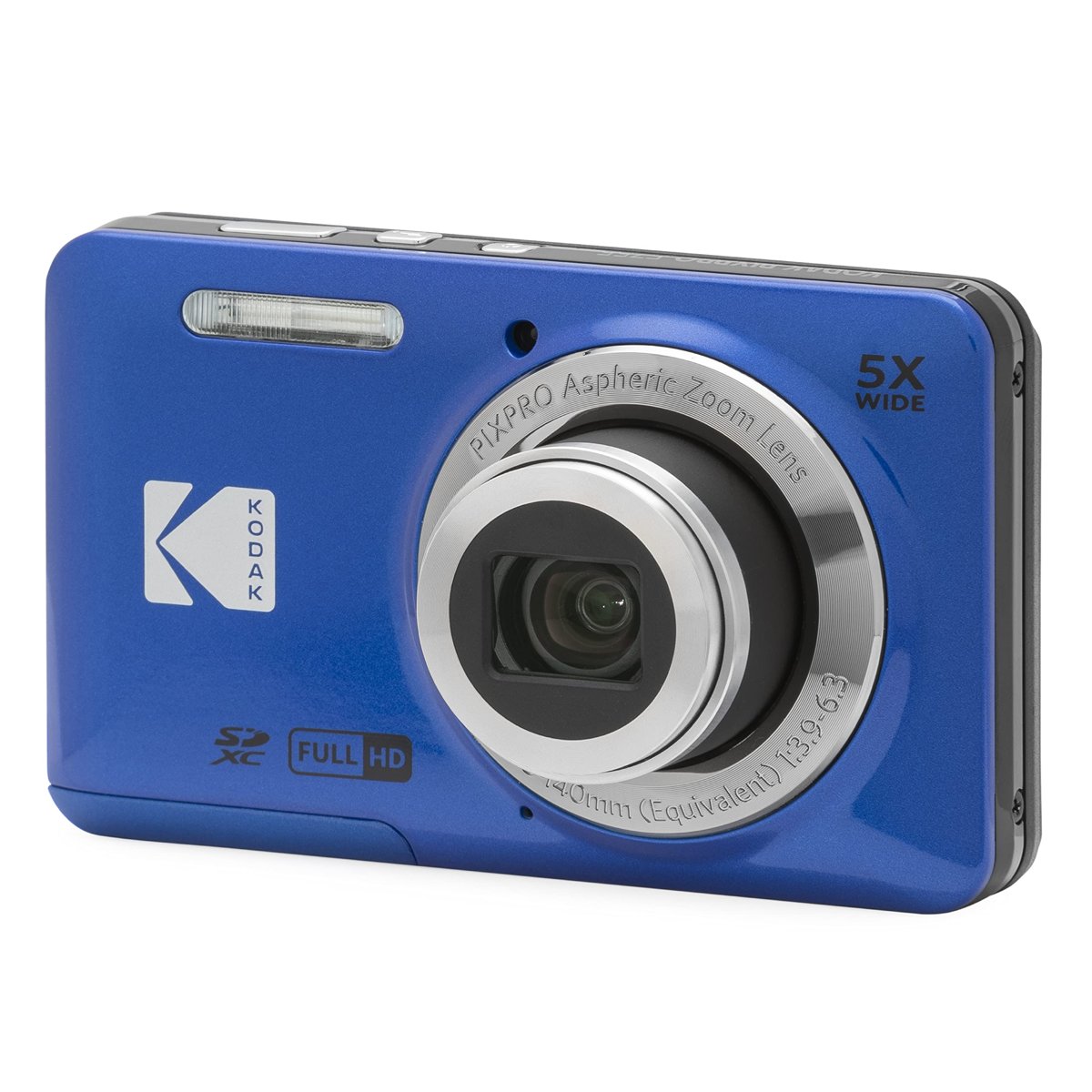 Kodak Friendly Zoom FZ55/5x Yakınlaştırma Dijital Fotoğraf Makinesi-Mavi